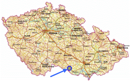 Olbramkostel mapa