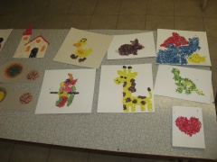 Výtvarné činohrátky - Obrázky z rýže