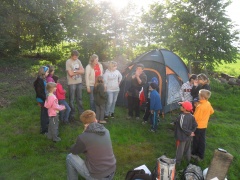 Víkend v klubovně a na Vyhnalově